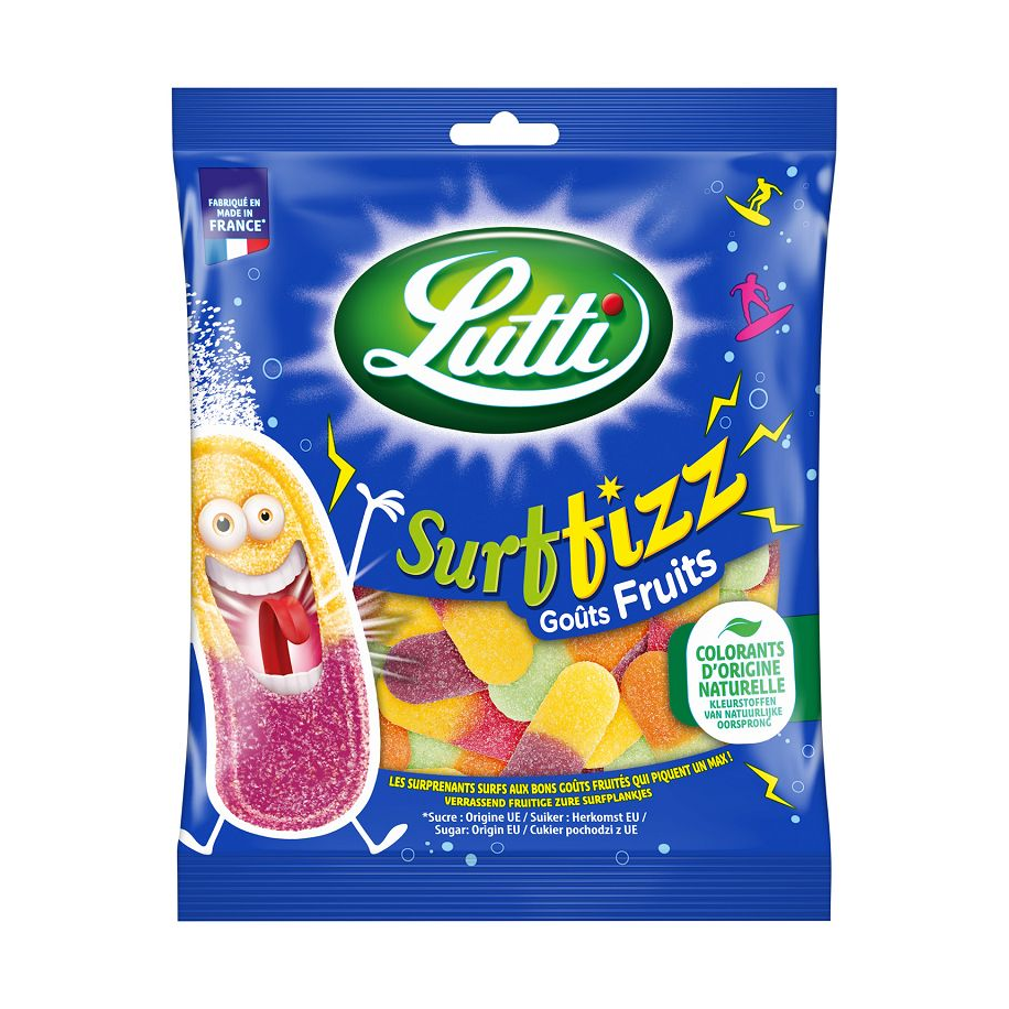 Surffizz Briquettes Fruits Lutti 100g 16 Sachets