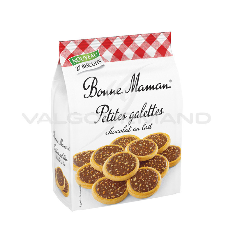 Petites Galettes Chocolat Lait Bonne Maman 250g 12paquets