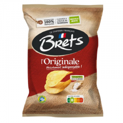 BRET'S - Chips Saveur Camembert 125G - Lot De 4 : : Epicerie