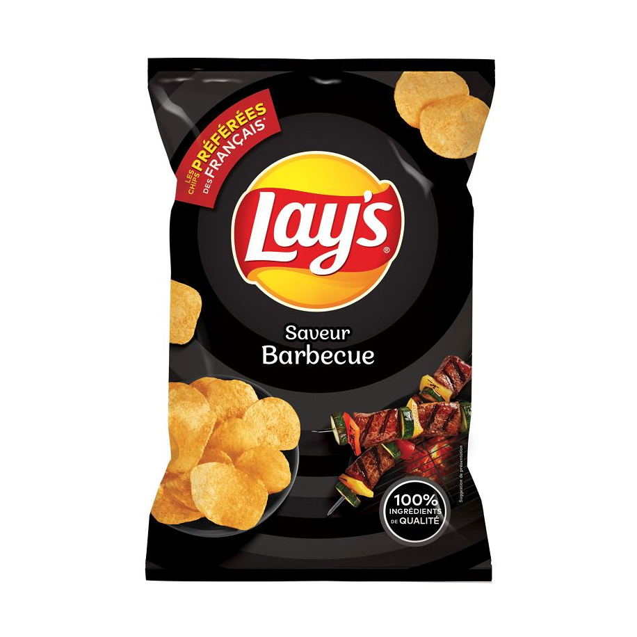 Chips barbecue Lay's 145g - le carton de 20 paquets