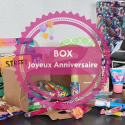 Boite macarons anniversaire Joyeux anniversaire 18 ans : Atelier