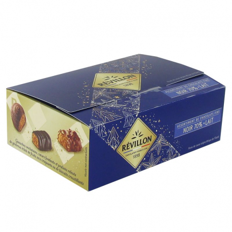 PRECOMMANDE Ballotin de chocolats noir et au lait Révillon - 310g