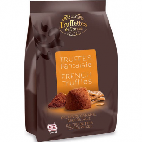 Truffes fantaisie aux éclats de caramel beurre salé - sachet de 150g