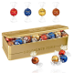 PRECOMMANDE Coffret métal or garni de boules Lindor assortis Lindt - 400g