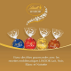 PRECOMMANDE Coffret métal or garni de boules Lindor assortis Lindt - 400g