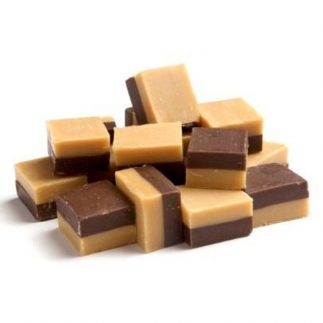 Caramels Fudge vanille/chocolat - tubo de 2kg