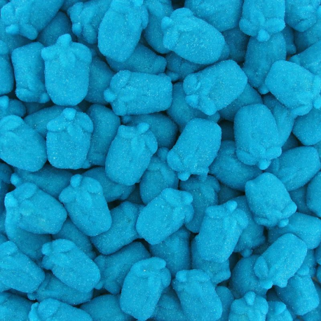 Framboises bleues aérées candies - 1kg