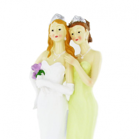 Statuette couple de Femmes GM H. 22cm - pièce