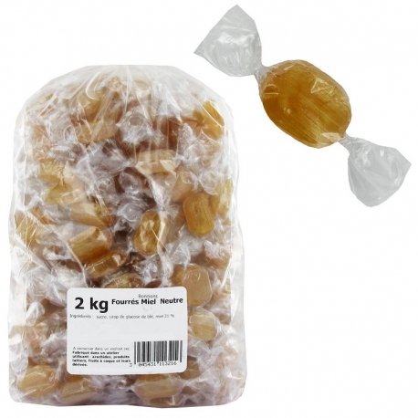 Bonbons fourrés au miel neutre - 2kg