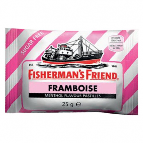 Fisherman's friend framboise SANS SUCRES - 24 sachets