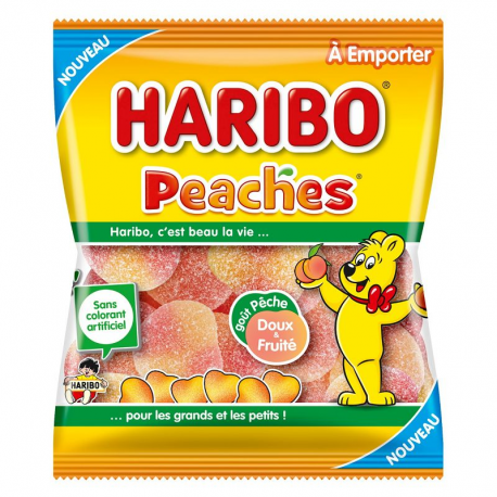 Peaches HARIBO 120g - 30 sachets