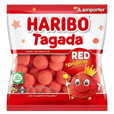 Fraises Tagada HARIBO 120g - 30 sachets