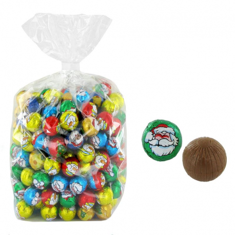 Boules de Noël en chocolat - sachet de 1kg