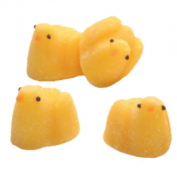 Poussins en sucre fondant - ballotin de 500g