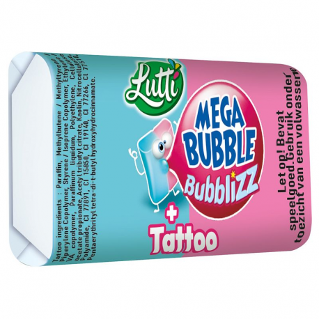 Mega Bubble Bubbliz Lutti - boîte de 200